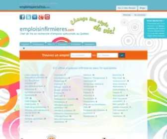 Emploisinfirmieres.com(1er site d’emploi infirmiere au Québec) Screenshot