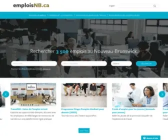 Emploisnb.ca(Accueil) Screenshot