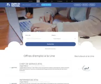 Emploisocial.fr(Offres demploi Social) Screenshot