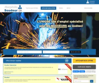 Emploissoudeur.ca(Emplois soudeur au Québec) Screenshot