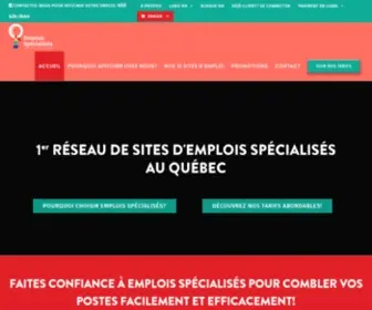 Emploisspecialises.com(Emploisspecialises) Screenshot