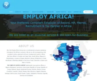 Employ-Africa.co.za(Global Provider of Manpower & Payroll Services in Africa) Screenshot