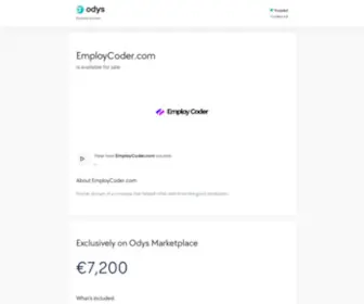 Employcoder.com(Former domain of a company) Screenshot