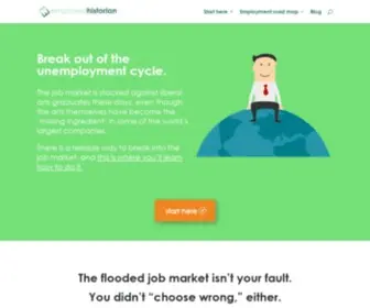 Employedhistorian.com(Employed Historian) Screenshot