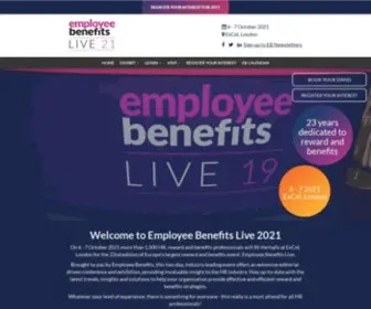 Employeebenefitslive.co.uk(Employee Benefits Live 2021) Screenshot