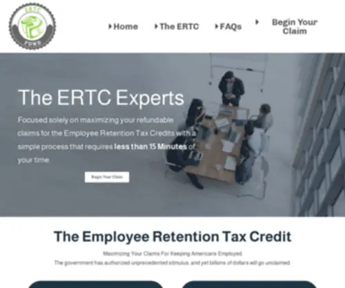 Employeetaxcreditrecovery.com(Covid 19 Tax Relief) Screenshot
