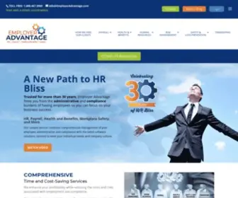 Employeradvantage.com(30 years of trusted comprehensive management of Employee Administration and Compliance) Screenshot