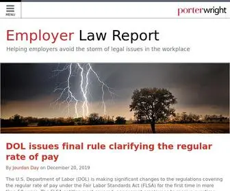 Employerlawreport.com(Employer Law Report) Screenshot