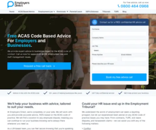 Employersdirect-UK.org(Employers Direct) Screenshot