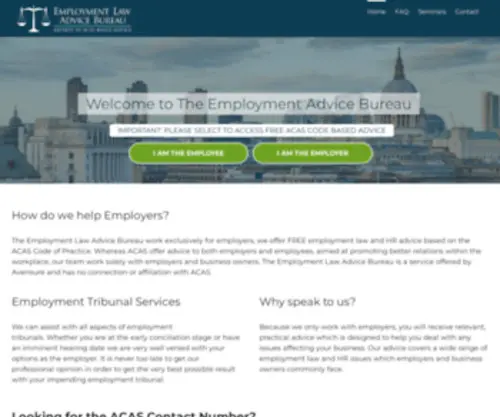 Employment-Advice-Bureau.org(Employment Advice Bureau) Screenshot