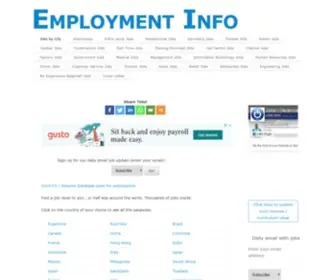 Employment-Info.co.za(Employment Info) Screenshot