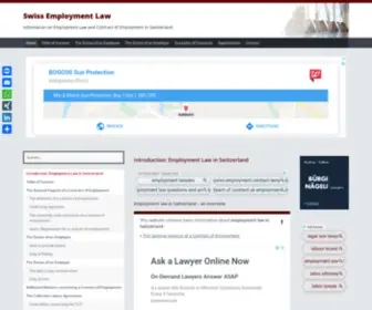 Employment-Law.ch(Introduction) Screenshot