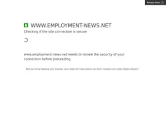Employment-News.net(Employment News) Screenshot
