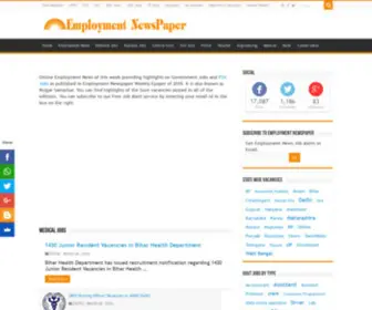 Employment-Newspaper.com(Employment News Paper Weekly) Screenshot