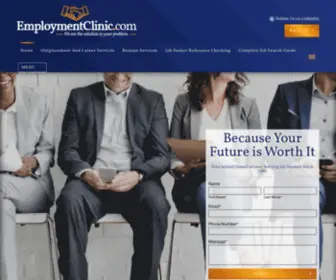 Employmentclinic.com(Employment Clinic) Screenshot