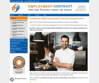 Employmentcontractdiy.com.au(Employment Contract Templates) Screenshot