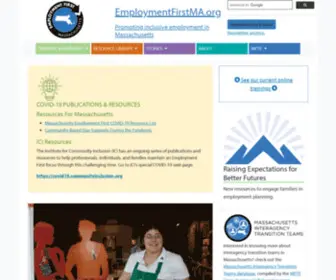 Employmentfirstma.org(Employment First Massachusetts) Screenshot