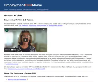 Employmentfirstmaine.org(Employmentfirstmaine) Screenshot