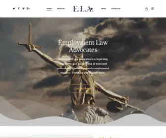 Employmentlawadvocates.com(Just another WordPress site) Screenshot