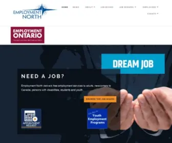 Employmentnorth.com(Employment services (for business owners and job seekers)) Screenshot