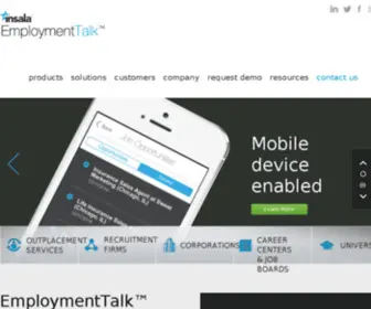 Employmenttalk.com(Outplacement Services and Software) Screenshot