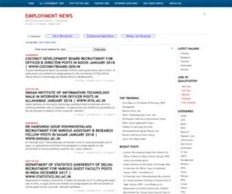 Empnews.co.in(Employment News) Screenshot