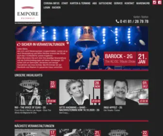 Empore-Buchholz.de(Die EMPORE Buchholz bietet beste Live) Screenshot