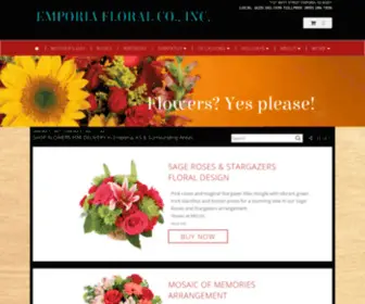 Emporiafloral.net(EMPORIA FLORAL CO) Screenshot