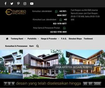 Emporioarchitect.com(Jasa Arsitek Desain Rumah dan Villa Mewah di Indonesia) Screenshot