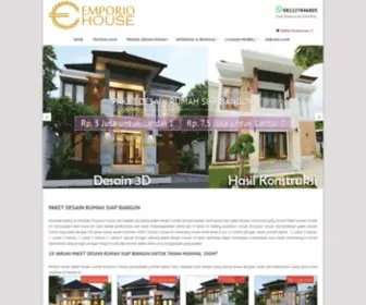 Emporiohouse.com(Jasa Arsitek Desain Rumah Berkualitas) Screenshot