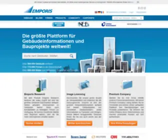 Emporis.de(Gebäudeinformationen und Bauprojekte weltweit) Screenshot