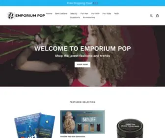 Emporiumpop.com(Create an Ecommerce Website and Sell Online) Screenshot