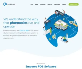 Emporos.net(Emporos is the leading pharmacy point) Screenshot