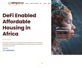 Empowa.io(RealFi (DeFi) Enabled Affordable Housing in Africa) Screenshot