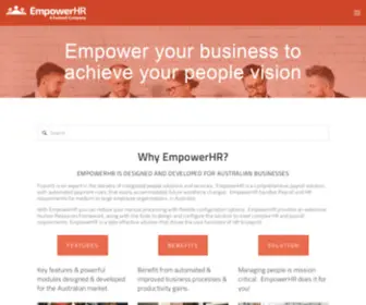 Empower-HR.com(EmpowerHR by Fusion5) Screenshot