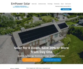 Empower-Solar.com(EmPower Solar) Screenshot