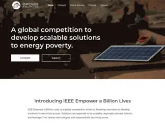 Empowerabillionlives.org(IEEE Empower a Billion Lives) Screenshot