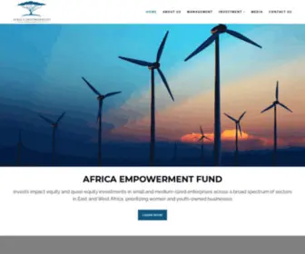 Empowerafricafund.com(Africa Empowerment Fund Managers) Screenshot