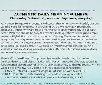 Empowered-Individualism.com(Authentic Lives) Screenshot