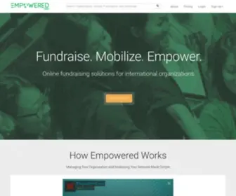 Empowered.org(Crowdfunding) Screenshot