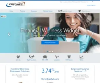 Empowerfcu.com(Empower Federal Credit Union) Screenshot