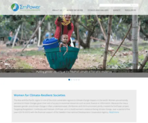 Empowerforclimate.org(Empower Women for Climate) Screenshot