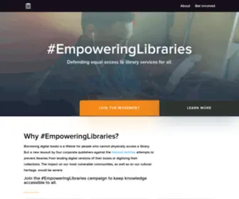 Empoweringlibraries.org(#EmpoweringLibraries) Screenshot