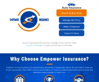 Empowerins.com(Empower Insurance) Screenshot