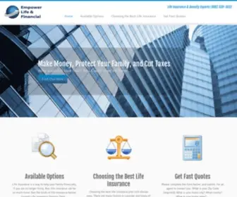 Empowerlifeinsurance.com(Empower Life Insurance & Financial) Screenshot