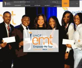 Empowermetour.org(The UNCF Empower Me Tour) Screenshot