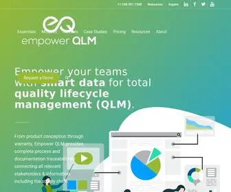 EmpowerqLM.com(Empower QLM cloud) Screenshot