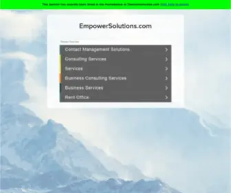 Empowersolutions.com(NTT DATA Americas Home) Screenshot