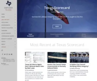 Empowertexans.com(Empower Texans) Screenshot