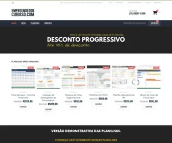 Empreendedorcurioso.com(Planilhas empresariais) Screenshot